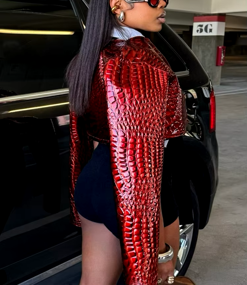 SNAKEBITE CROP JACKET