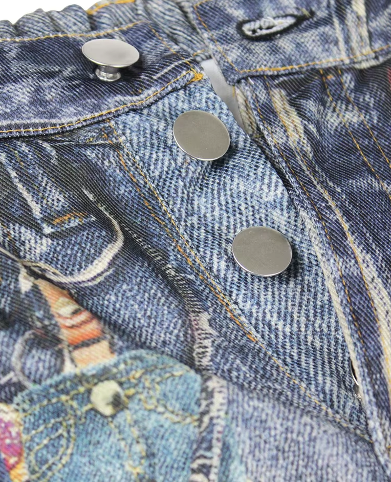 REBELLIOUS RUNWAY DENIM JEANS