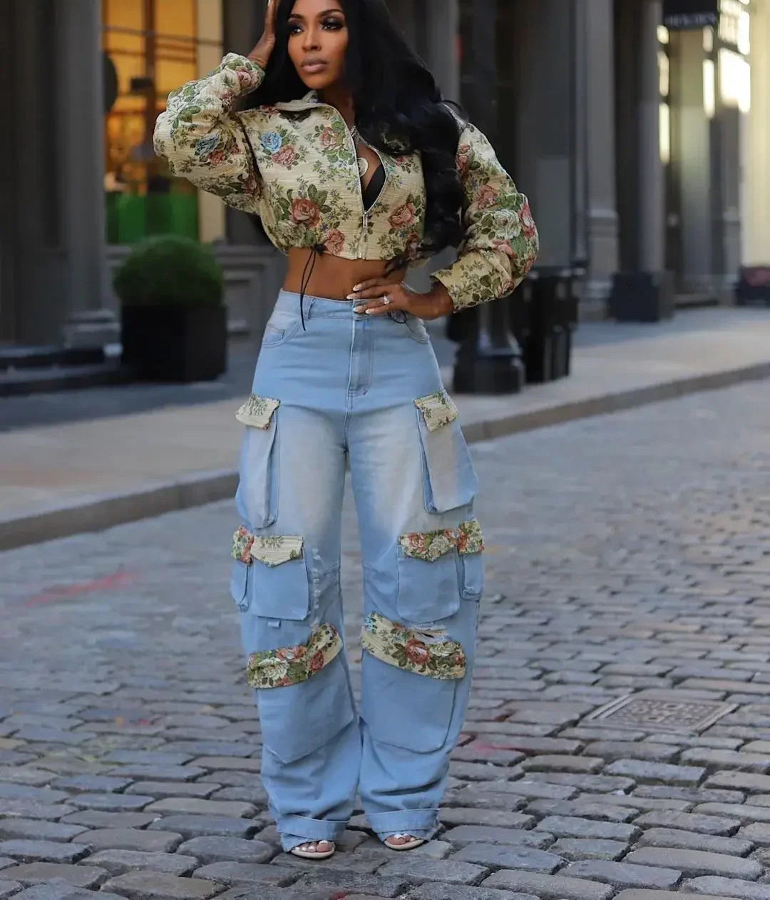 BLOSSOM | DENIM SET