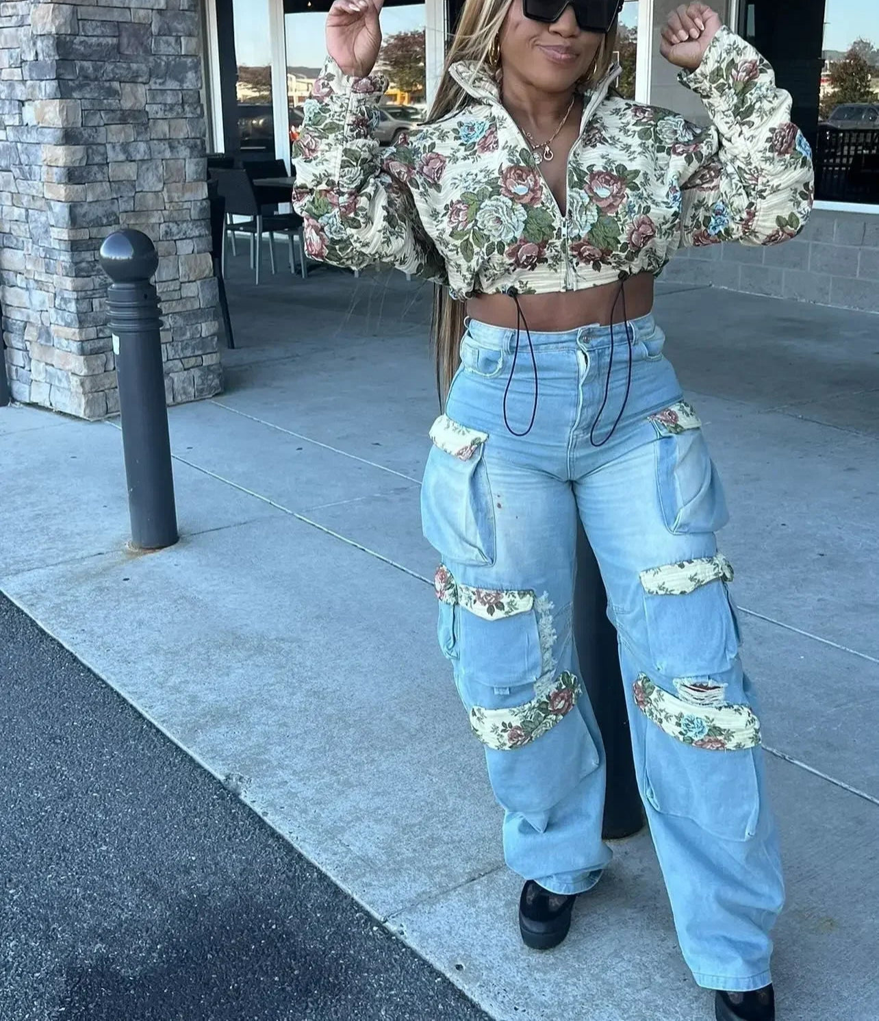 BLOSSOM | DENIM SET
