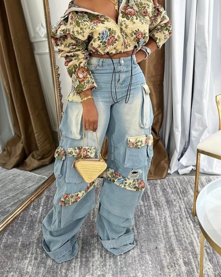 BLOSSOM | DENIM SET