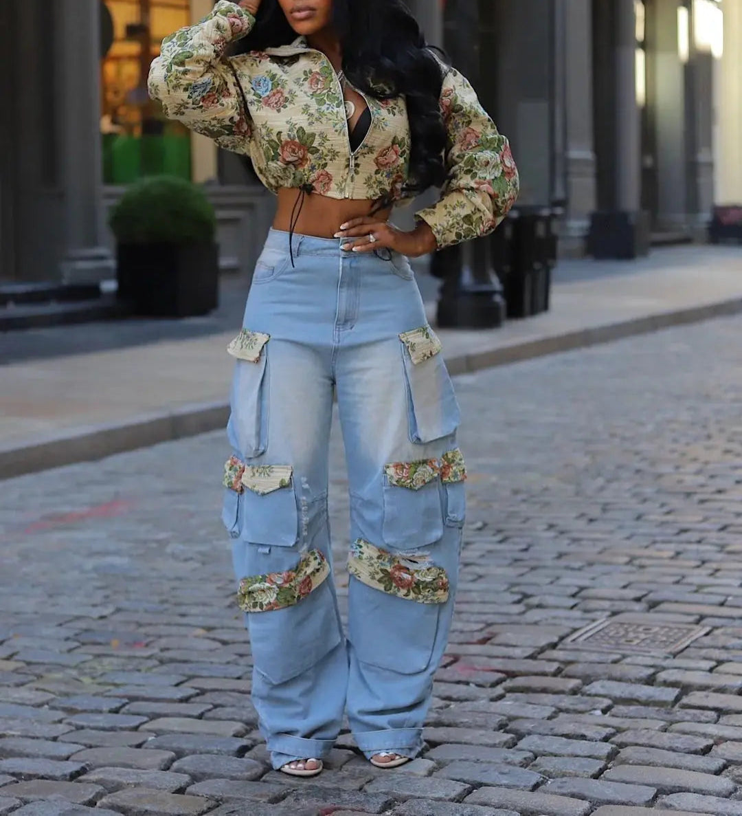 BLOSSOM | DENIM SET