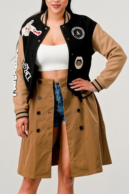 Queen letterman Jacket - MAYPurpleCollection