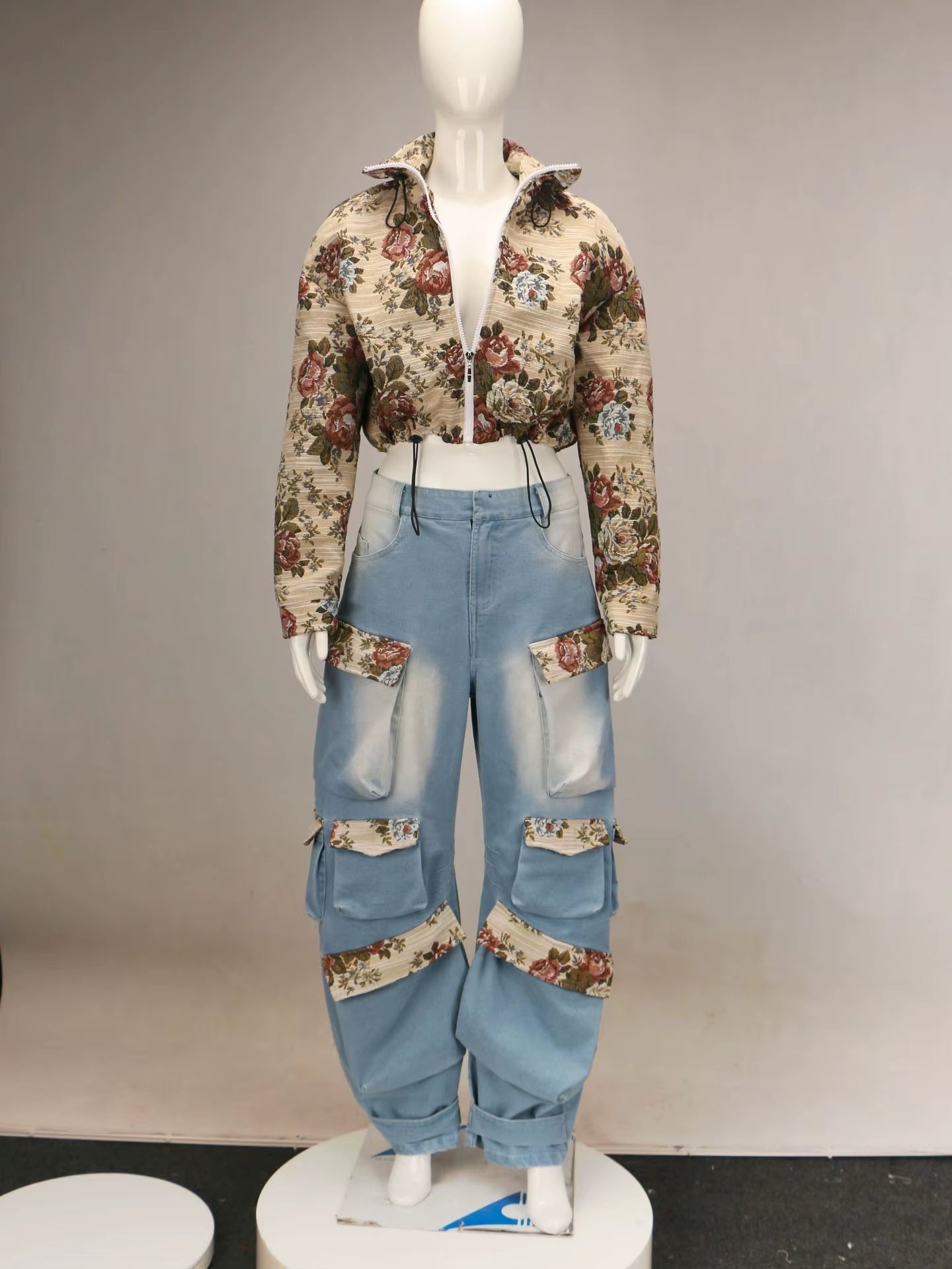 BLOSSOM DENIM SET