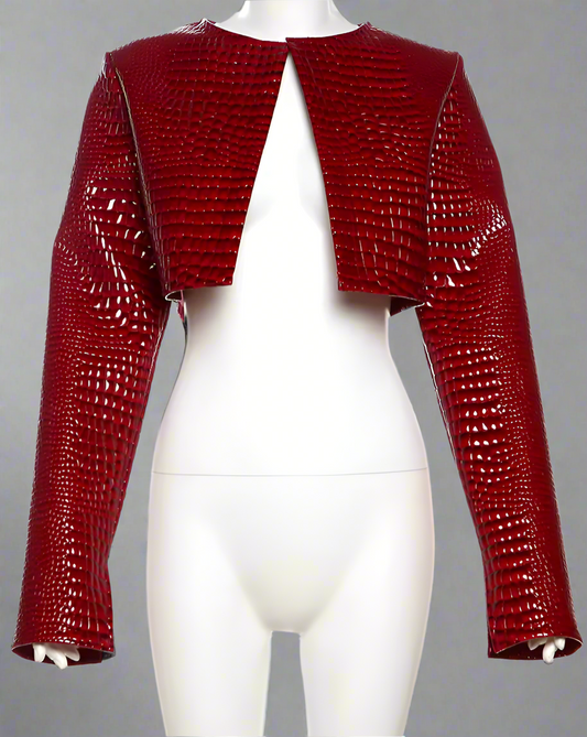 SNAKEBITE CROP JACKET