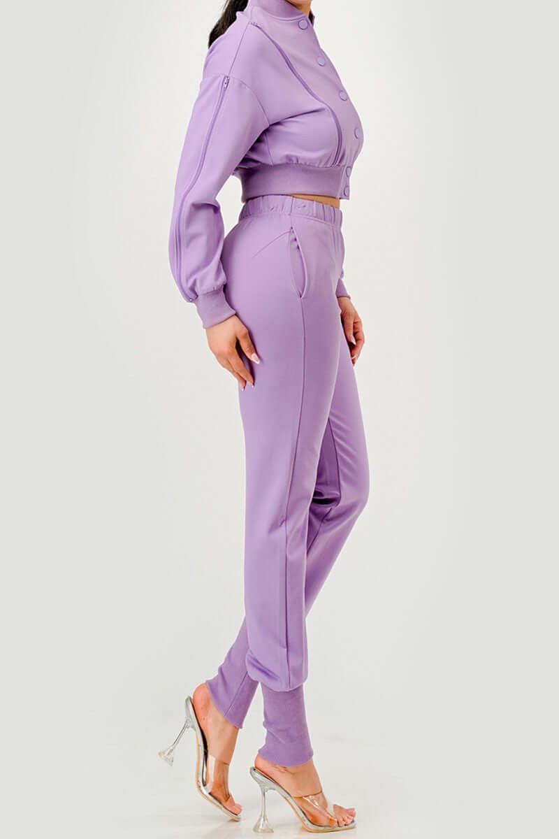 Twist Jogger Set/ Lavender           **PRE-ORDER**