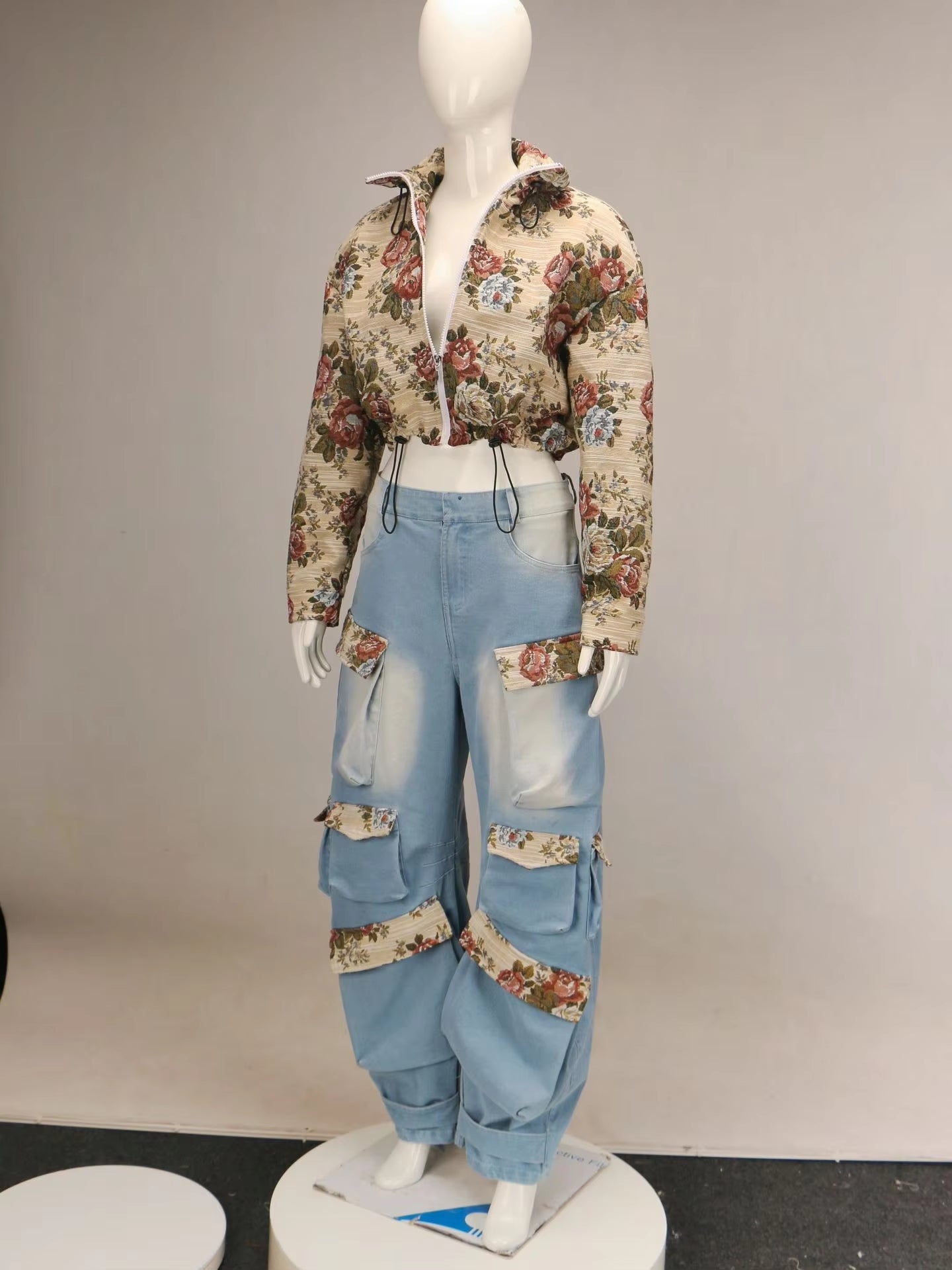 BLOSSOM DENIM SET