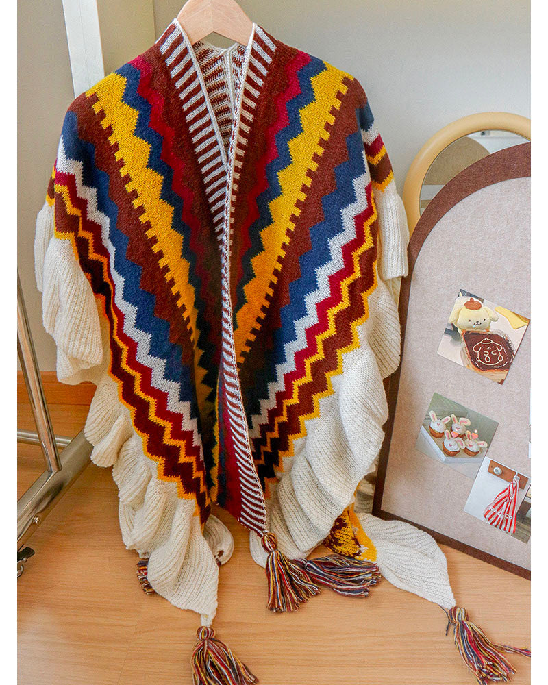 Wrap Me Rainbow Cardigan - MAYPurpleCollection