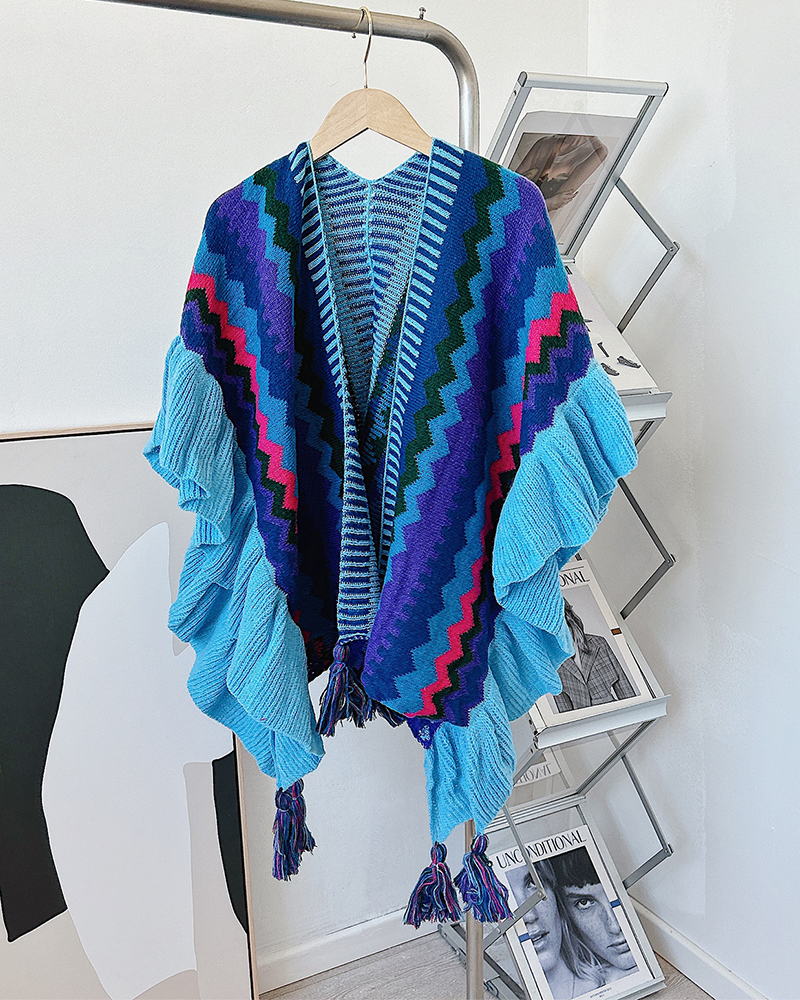 Wrap Me Rainbow Cardigan - MAYPurpleCollection