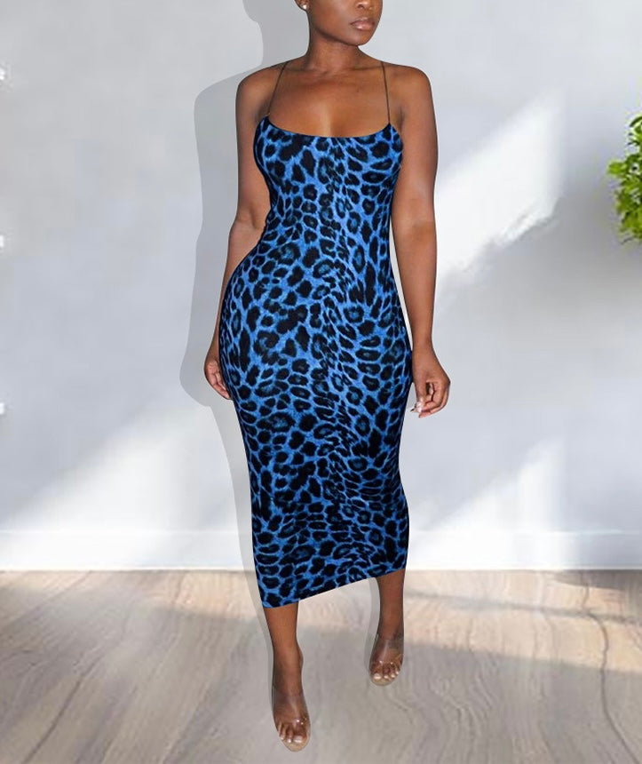 Leopard Chic Dress ***PRE-ORDER** - MAYPurpleCollection