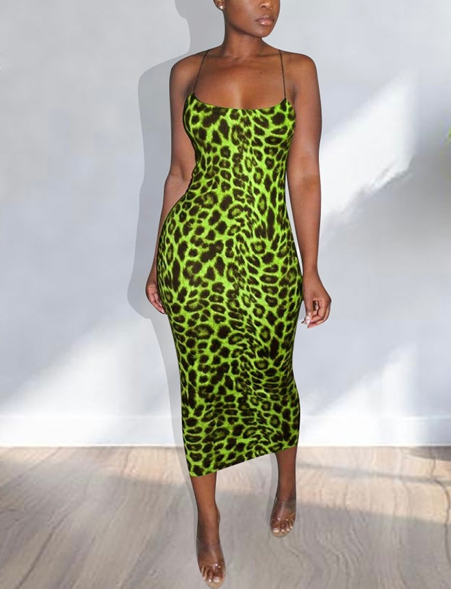 Leopard Chic Dress ***PRE-ORDER** - MAYPurpleCollection