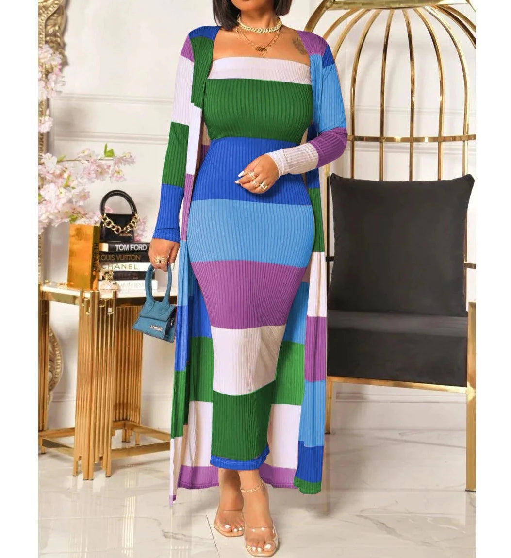 Office Lady Two Piece Set - MAYPurpleCollection