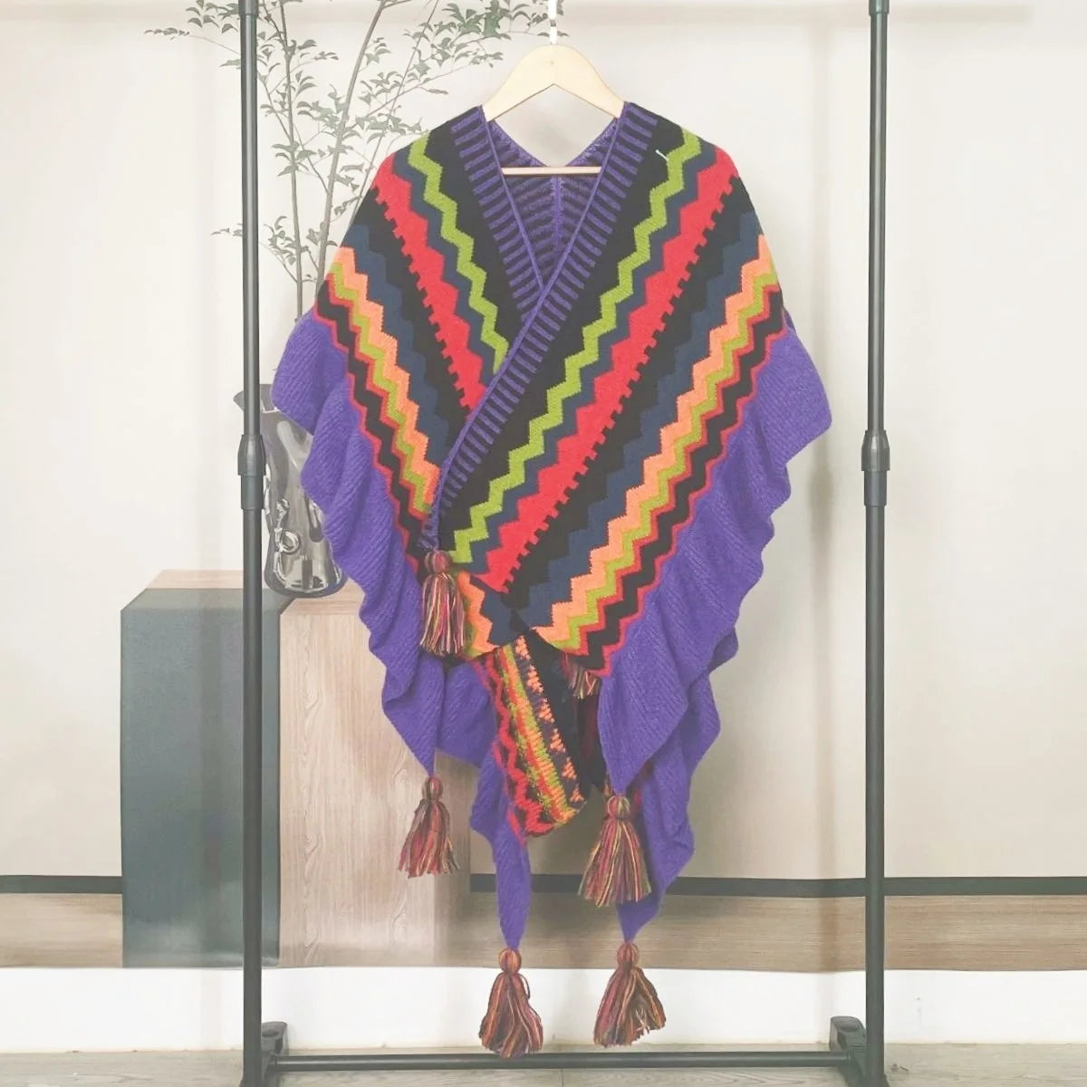 Wrap Me Rainbow Cardigan - MAYPurpleCollection