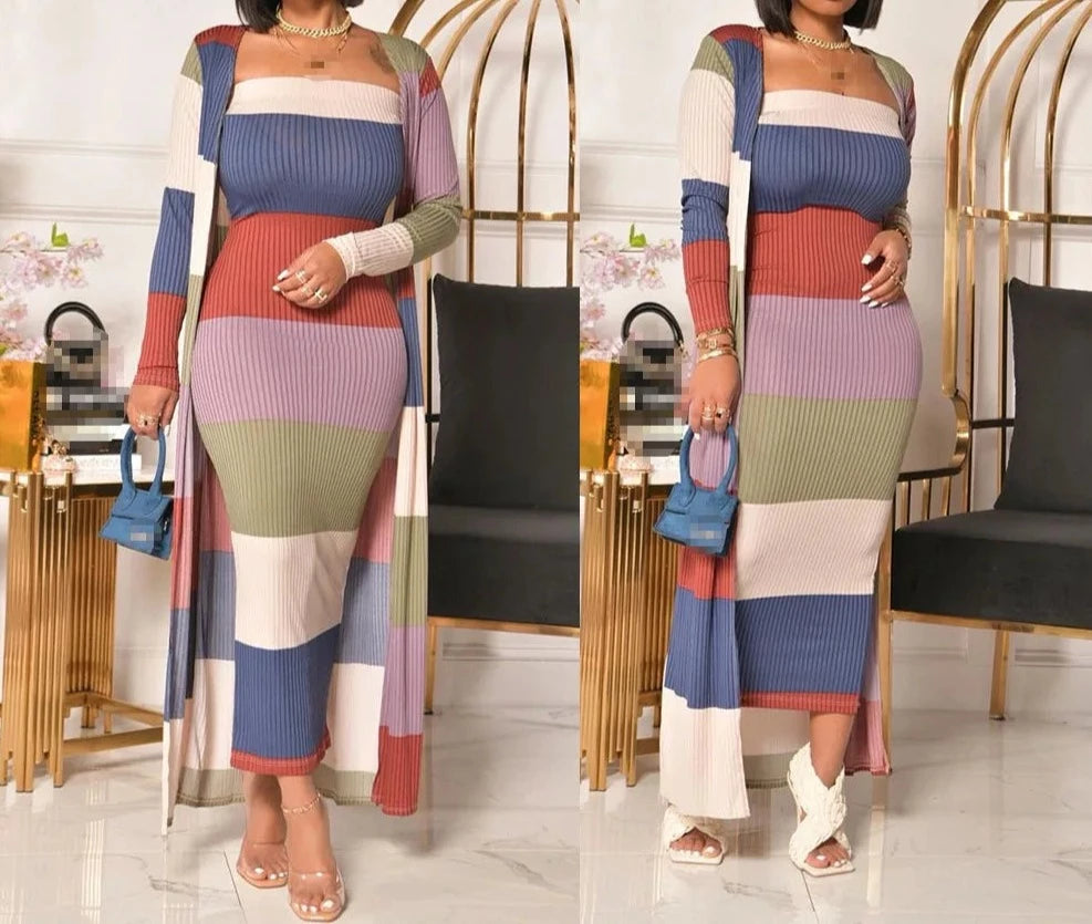 Office Lady Two Piece Set - MAYPurpleCollection